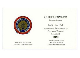 Business Manager IBEW 354